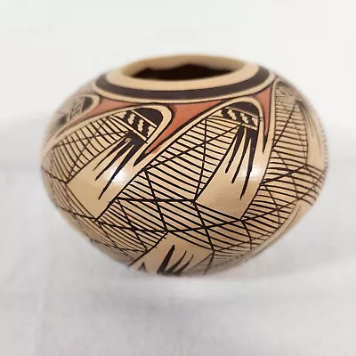 $239.97 • Buy Signed Adelle Nampeyo Hopi Handmade Native American 5x4 Jar - Sikyatki Migration