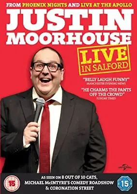 Justin Moorhouse - Live In Salford DVD Stand Up (2015) Justin Moorhouse New • £5.65