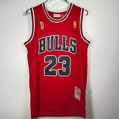 Michael Jordan #23 Jersey 96-97 Season Championship Edition Retro Red • $35
