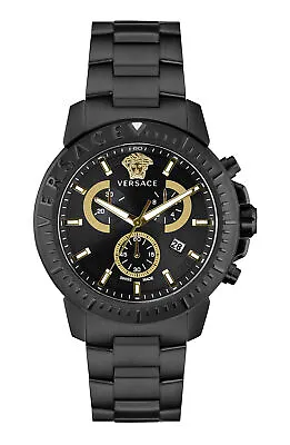 Versace Men's VE2E00621 New Chrono 45mm Quartz Watch • $349.99