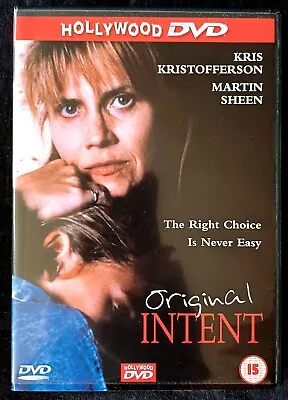 Original Intent (DVD 2001) Kris Kristofferson - Martin Sheen • £1.50