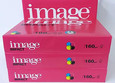 £321.99 • Buy A5, A4 OR A3 IMAGE IMPACT SMOOTH WHITE PAPER OR CARD 100gsm 120gsm 160gsm 200gsm