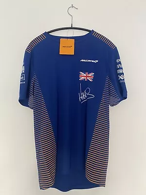 McLaren F1 RP Mens Lando Norris LN4 2021 Team Tee T-Shirt - Small S • £11.50