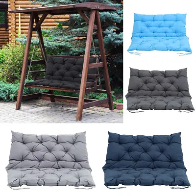 Replacement Cushions 2 Seater 3 Seater Garden Swing Bench Chair Seat+Backrest • £36.95