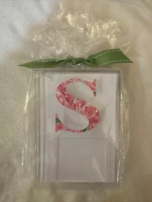Acrylic Memo Pad Holder With Monogram Letter S Includes One Pack Of Refill Paper • $10