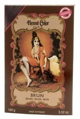 £5.99 • Buy Brown Henna Hair Dye Colour Henne Mehendi Powder 100g Light Brown Blond