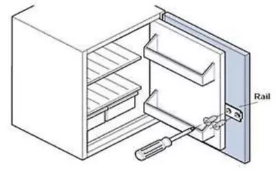 Integrated Fridge Door Connector 2pk Cabinet Appliance Slide Fixing + Screws • £6.35