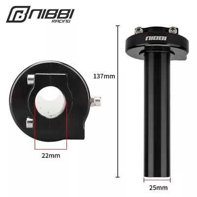 NIBBI Motorcycle 7/8  Twist Throttle Accelerator Handlebar For GY6 Scooter Moped • $16.14
