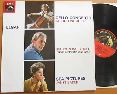 £40 • Buy ASD 655 ELGAR Jacqueline Du Pre Cello Concerto Barbirolli Baker NEAR MINT Stereo