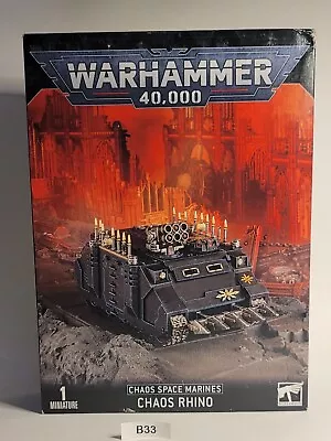 Chaos Space Marines Rhino Warhammer 40K NIB (B33) • $78.98