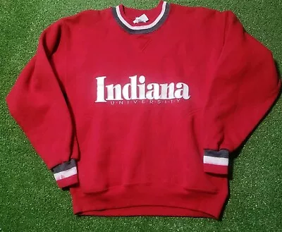 Vintage Indiana Hoosiers Crewneck Sweatshirt Medium Velva Sheen • $20.99