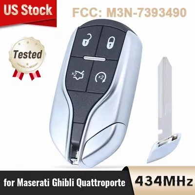 For Maserati Ghibli Quattroporte 2014 2015 2016 Smart Remote Key Fob M3N-7393490 • $22.06