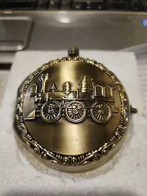 Mr Christmas Pocket Watch Animated Train Musical Railroad Music Box. Box Include • $89