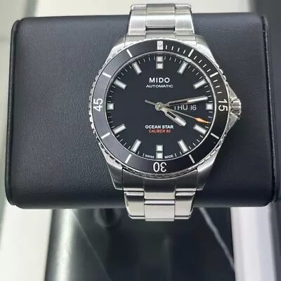 MIDO Ocean Star Pre-Owned Automatic Watch Running - M026.430.11.051.00 • $364.14