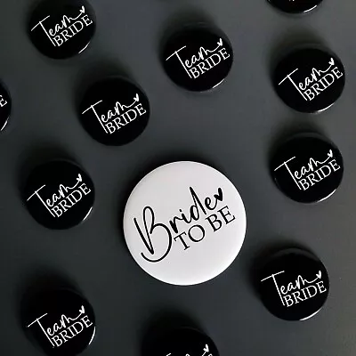 £1.50 • Buy TEAM BRIDE HEN PARTY BADGES  Hen Night Accessories Party Bag Fillers Hen Favours
