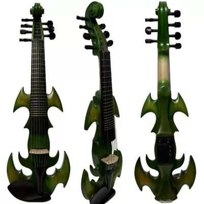 Best SONG Brand Crazy-1 Green Color 7 Strings 4/4 Electric Violin #15565 • $399