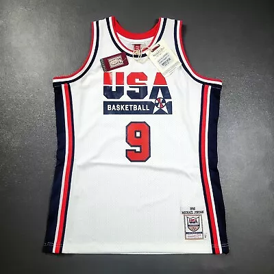 100% Authentic Michael Jordan Mitchell Ness 1992 Dream Team USA Jersey Size 44 L • $297.50