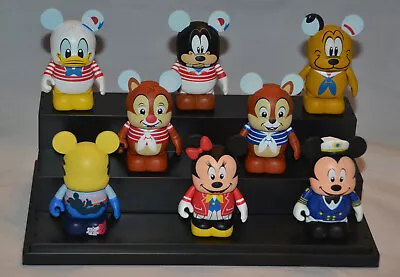 Disney VINYLMATION Cruise Line Lot 8 Captain Mickey Minnie CHIP & Dale Pluto + • $100