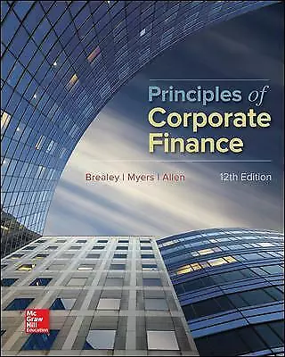 £80 • Buy Principles Of Corporate Finance By Franklin Allen, Stewart Myers, Richard...