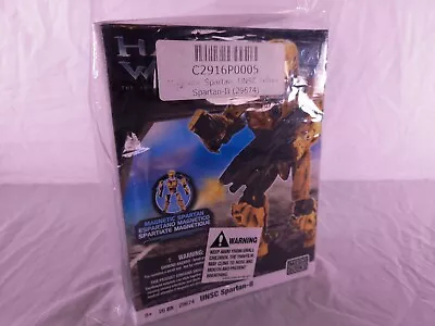 Mega Bloks Halo Wars #29674 Collectors Series Magnetic Spartan Yellow Sealed • $52.50