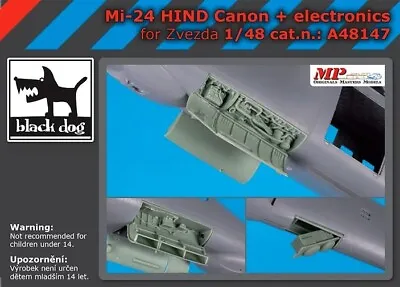 $20.99 • Buy Blackdog Models 1/48 MIL Mi-24 HIND CANNON & ELECTRONICS Resin Detail Set