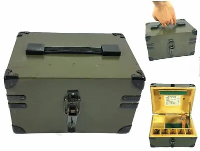 Military Vintage Wood Case Box Container Emergency Field Survival Box First Aid • $35