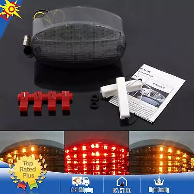 $53.63 • Buy Custom Smoke Taillight Integrated Turn Signals For Yamaha YZF600R Vstar 650 1100