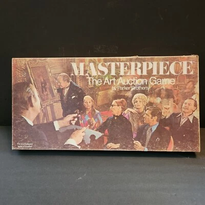 £28.74 • Buy Vintage Masterpiece Art Auction Board Game  Parker Brothers 1970  100% Complete