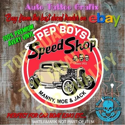 COOL SPEED SHOP Decal Sticker Vintage Retro Man Cave Hot Rod Stickers • $3.86