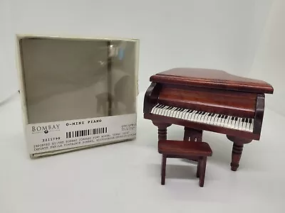 Dollhouse Miniature 1:12 Scale  Piano With Stool NIB • $5