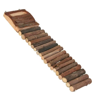 £6.35 • Buy Trixie Natural Living Ladder Toy Small Animals, Mouse, Hamsters Cage Bridge Wood