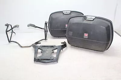 2007 Suzuki Vstrom 1000 Dl1000 Givi Side Saddlebags W Brackets & Luggage Rack  • $450