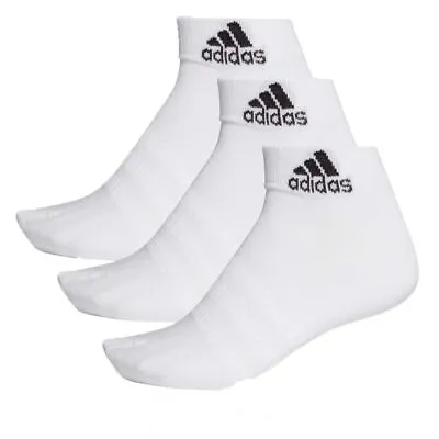 $25.63 • Buy Adidas Men's Women's 3 Pairs Pack Socks Cushioned Ankle Sports Trainers Socks