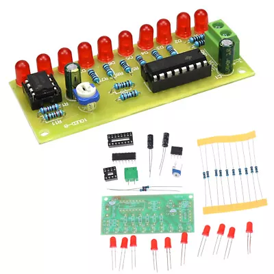 LED Chaser Flowing Water Light NE555 Module + CD4017 PCB Board DIY Kit-b8 • $1.84