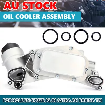 Engine Oil Cooler Assembly For Holden Cruze JG JH 1.6L F18D 1.8L Astra AH Barina • $54.95