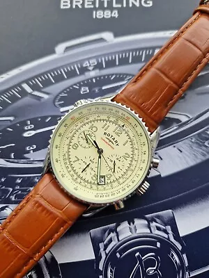 Rotary Chronospeed Chronograph Navitimer Style GS03447/08 Men's Watch MINT CON  • £36