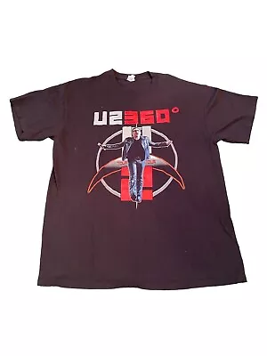 U2 360 Degrees 2011 Tour T Shirt Black Size XL • $19.99