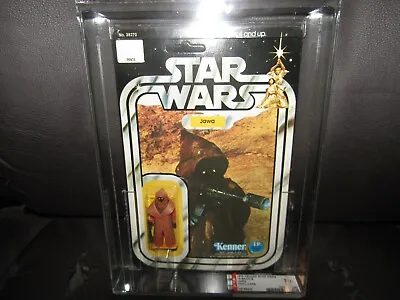 Vintage Kenner Star Wars Jawa Figure(Vinyl Cape)AFA70EX+UNpegNO SPOTSmocGRAIL • $30000