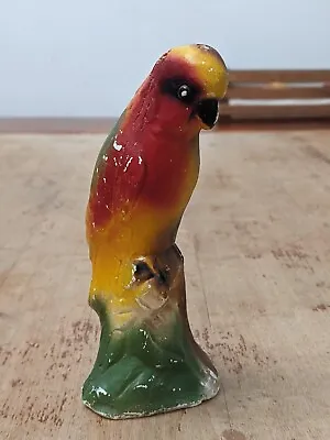 VTG Chalkware Parrot Figurine Carnival Prize Named On Bottom 6 Inches  • $30