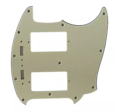 3 Ply Parchment Pickguard Guitar Parts For Fender Mustang With PAF Humbucker • $10.99