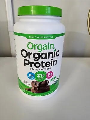 Orgain Organic Protein Plant -Based Powder Creamy Chocolate Fudge-2.74 Lbs • $20