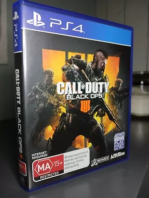 Call Of Duty Black Ops 4 (Sony PlayStation 4 2018) PAL PS4 • $0.99