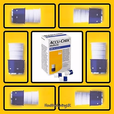 Accu Chek Multiclix Lancets -For Multiclix Lancing Device -72 Lancets (12 Drums) • £29.99