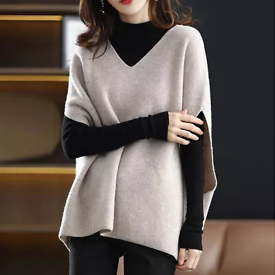 Pullover Vest Mid-length Coldproof Korean Style Loose Sweater Vest Top High • $25.05