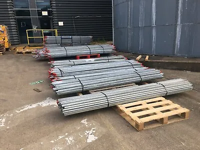 £12 • Buy Galvanised Steel Tube Scafold Scafolding Mezzanine Floor Handrail Rail Post