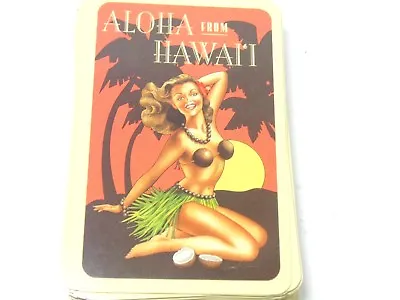 Hawaii Hula Girl Playing Cards Vintage • $13.49