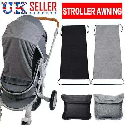 Universal Baby Child Pushchair Stroller Prams Buggy Sun Shade Canopy Cover UK • £4.69
