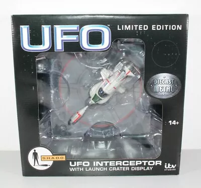 Sixteen 12 Ufo Shado Interceptor With Launch Crater Display Brand New • £249.99