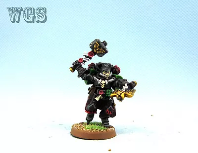 Warhammer 40K WGS Painted Space Marine Salamanders Chaplain Xavier SM055 • $116.34