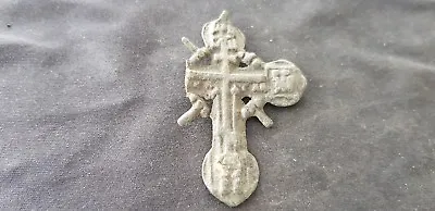 £28 • Buy Stunning Bronze Post Medieval Crucifix Pendant Please Read Description L18o
